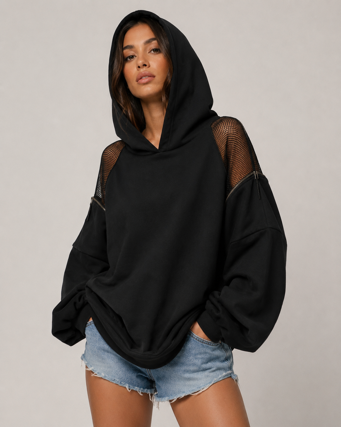 Divaura Backless Zipper Hoodie ™