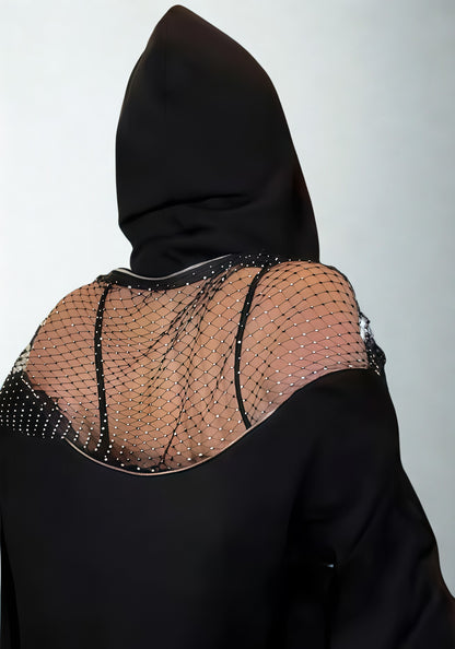 Divaura Backless Zipper Hoodie